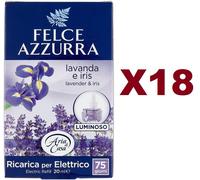 18 RICARICHE FELCE AZZURRA RICARICA LAVANDA E IRIS per Diffusore Elettrico casa