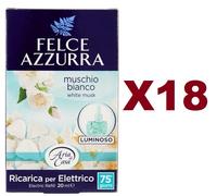 18 RICARICHE FELCE AZZURRA RICARICA MUSCHIO BIANCO per Diffusore Elettrico casa