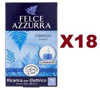 18 RICARICHE FELCE AZZURRA RICARICA TALCO CLASSICO per Diffusore Elettrico casa