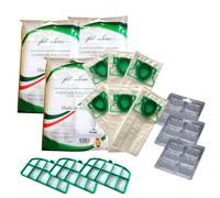 18 SACCHETTI FOLLETTO VK200 VK220S 18 PROFUMI 3 FILTRI MOTORE MADE IN ITALY