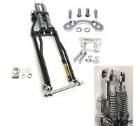18" SPRINGER Anteriore + Adattatore Manubrio +2" Riser PER HARLEY E CUSTOM NUOVO