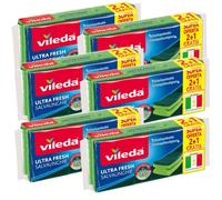 18 Spugna Vileda Ultrafresh Salvaunghie Scrosta Sgrassa e Non Graffia cucina