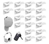 18 supporti da parete, supporto per cappello, supporto da parete, supporto per cappello, supporto da parete, bianco