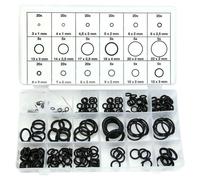 18 Taglie o Ring Guarnizione 225Pcs Kit Assortimento Tubo Ricambio Gomma Utile