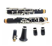 18 Tasti A Tone Corpo In Gomma Dura Tasti Nichelati Clarinetto Con Custodia Per Clarinetto E Accessori Clarinetto per Principianti