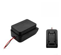 18 V 21 V per adattatore batteria base collettore in plastica per utensili elettrici compatibile con trapani driver Secure Fit nero 9,6 x 6 x 4,5 cm
