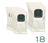18 Vello Sacchetto Aspirapolvere Adatto A per Vorwerk Kobold Vk 140, 150 Filtro