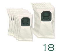 18 Vello Sacchetto Aspirapolvere Adatto A per Vorwerk Kobold Vk 140, 150 Filtro
