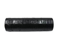 18 " X 457m 80 Ga. Mano Film Elasticizzato Wrap Nero Opaco Custodia Di 4 Rotoli