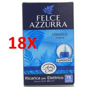 18 X Felce Azzurra Aria Di Casa Elettrico Ricarica Classico 20 Ml
