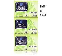 18 X PAGLIERI Felce Azzurra sapone Fresco Sapone per le mani Sapone Pezzi 100 g