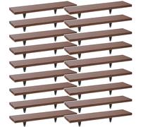 18 x ripiani a parete Maclean 43 cm MC-331 8 kg max per montaggio a parete