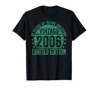 18 Year Old Gifts Vintage 2006 Limited Edition 18th Birthday Maglietta