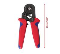 180. 0PCS. Terminale del cavo del kit di strumenti di crimpatura del ferrulo HSC8 6-4A. Pinza a crimpatura Terminale a fili a crimpatura Mini Crimping Tool Stripper Per il fai da te e la riparazione d