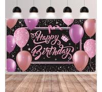 180 * 110 CM Panno di Sfondo Viola Rosa Sfondo Fotografico, VEghee Rosa Viola Compleanno Fotografia, Rosa Viola Come Sfondo per Foto Feste e Decorazioni per Eventi Compleanno Baby Shower Decor