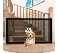 180 * 78CM Cancello Sicurezza Cani Gatti Animali Domestici, Scale Porte Esterno Recinto, Rete di barriera per animali domestici, Cancelletto per Bambini, Scale Porte Esterno Recinto, Barriera Cani