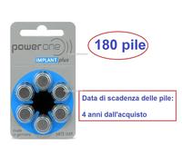 180 batterie 675 PR44 Power One Implant plus per impianto cocleare Cochlear