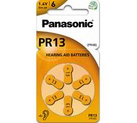 120 batterie per apparecchi acustici Panasonic Worldwide PR13 (PR48) PR-13/6B...