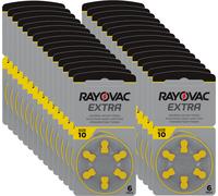 180 batterie per apparecchi acustici Rayovac 10 Extra Advanced 1,45 V 105 mAh...