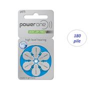 120 Batterie per apparecchi acustici POWER ONE 312 powerone PR41 marrone