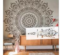 180 cm Mandala Enorme Fiore Gigante Rotondo Stencil Modelli per Pareti per Dipingere Sulla Parete Decorare Pittura per Intonaco Portatile Grande Decorazione S535