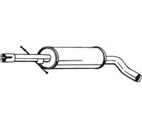 IZAWIT 15.033 Marmitta centrale per VW Golf IV Schrägheck (1J1)