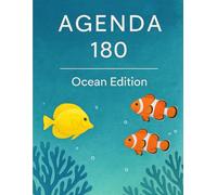 180-Day Planner - Ocean Edition: Daily Agenda with Checklist | Elegant Productivity Journal for Motivation & Focus