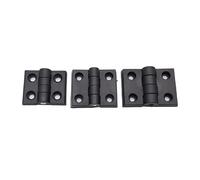 180 Degree Black Plastic Lift-Off Hinge Adjustable Customized Nylon 5Pcs(40 40)