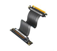 180 Gradi GPU Riser Cavo 20cm per pcie 4.0 Nero 180 Gradi GPU | Velocità dati 64 Gbps, fili placcati in argento, pin dorati, senza perdita di segnale, per GPU di fascia alta