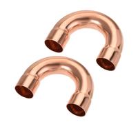 180 Gradi Ritorno Curva Rame Raccordo Saldato Gomito Collegamento, 7/8" ID, 2pz