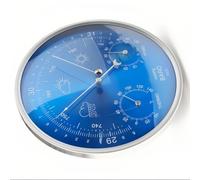 180 mm anemometro igrometro con precisione pressione meteorologica e monitoraggio dell'umidità e corpo in metallo permanente dispositivo per misurare il clima esterno e interno in metallo