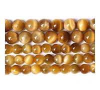 180 perle naturali dell'occhio di tigre da 4 mm, AAA, distanziatori rotondi, perline sfuse per la creazione di gioielli, braccialetto fai da te, collana, orecchini, 2 fili, 81,3 cm