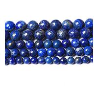 180 perline rotonde in lapislazzuli naturale AAA+, 4 mm, per la creazione di gioielli, bracciali, collane, orecchini, 81 cm, 2 file