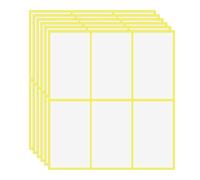 180 Pezzi Etichette Adesive Bianche, 50 x 100 mm, Etichette Multifunzione per Uffici Cucina (50x100)
