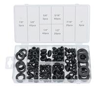 180 Pezzi Guarnizione di Gomma Anelli Assortimento O-Ring Set 8 Misure