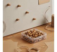 180 Pezzi Puntine Decorative in Legno Decorativo per Scuola, Ufficio,