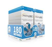 180 Pile Modello 675 Blu (PR44) - 30 Confezioni da 6 Batterie per Apparecchi Acustici 1,45V - Pile Acustiche Rayovac Varta Extra