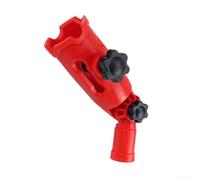 180° Roller Brush Holder Clip 170mm Plastic Red | 180° free rotation, fits walls and ceilings, red plastic body, 170mm length, easy angle lock