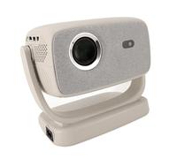 180 ° Supporto Girevole Proiettore 720P con, 1080P FHD Supporto per TV Stick, Smartphone, Unità USB (Spina europea)