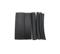 180 tubi termorestringenti neri, rapporto 3:1, adesivo a doppia parete, per cablaggio di veicoli marini fai da te elettronica, sigillatura di protezione