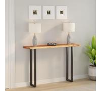 180 x 30 x 2,5 cm Acacia Solid Wood Table Top, rettangular Live Edge Desk Top, Natural Finish Wood Slab for Dining, Coffee Tables