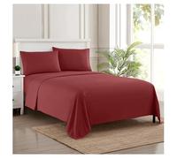 1800 Supreme Collection 1800 - Set di lenzuola per letto matrimoniale XL, lussuose lenzuola traspiranti con angoli elasticizzati e sicure integrate, set di lenzuola, per letto matrimoniale XL, colore: