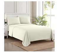 1800 Supreme Collection 1800 - Set di lenzuola per letto matrimoniale XL, lussuose lenzuola traspiranti con angoli elasticizzati e sicure integrate, set di lenzuola, per letto matrimoniale XL, colore: