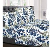 1800 Supreme Collection, lenzuola lussuose traspiranti con angoli elasticizzati e di sicurezza integrati, set di biancheria da letto extra morbide, con angoli profondi, set di lenzuola, king size,