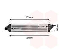 18004480 VAN WEZEL Intercooler per FORD,VOLVO