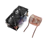 1800W 2500W ZVS Riscaldatore a induzione Macchina di riscaldamento a Scheda PCB Modulo Flyback Driver Ventola raffreddamento Interfaccia + Bobina Officine di garage(2500W)