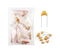 180500Pcs Monolithic Capacitor Multilayer Ceramic Capacitors Assorted Kit 0.47UF 1UF 0.01UF 10UF 0.33UF 0.22UF 2.2UF 0.033UF EKFBQBGW(180Pcs)