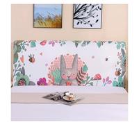 180cm/150cm Copri Testiera Letto Matrimoniale Singola,Copritestiera Letto Una Piazza E Mezza Cotone Elasticizzata Fantasia,universale Copertura Per Testiera Per Letto Lavabile(Color 22,200cm/79in)