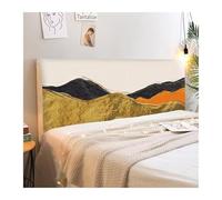 180cm/150cm Copri Testiera Letto Matrimoniale Singola,Copritestiera Letto Una Piazza E Mezza Cotone Elasticizzata Fantasia,universale Copertura Per Testiera Per Letto Lavabile(Color 34,180cm/71in)