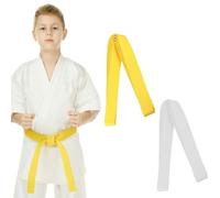 180cm Cintura Judo Karate Sportive Arti Marziali Cinture Judo, 2 PC Taekwondo Professionale Aikido Cintura Tessuto Spesso Cintura, Cintura Karate Belt Judo Aikido Taekwondo Arti Marziali in Cotone